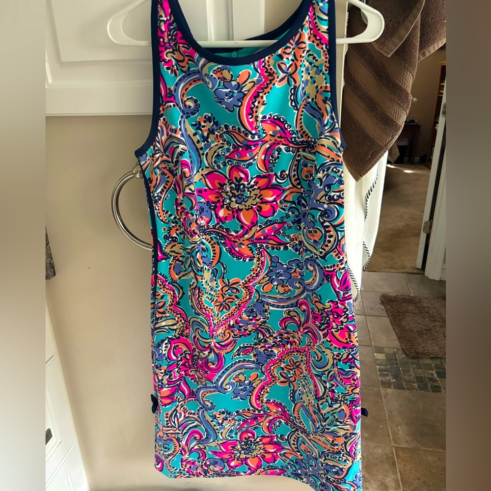 Lilly Pulitzer Francesca Tank Dress - Aqua Bait and Switch size MEDIUM